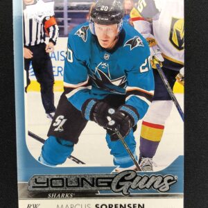 2017/2018 Upper Deck Series 1 Young Guns 237 Marcus Sorensen Inzert