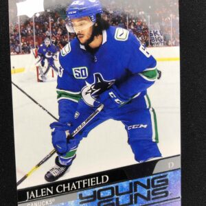 2020/2021 Upper Deck Series 2 Young Guns 452 Jalen Chatfield Inzert