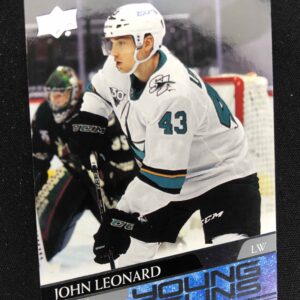2020/2021 Upper Deck Series 2 Young Guns 474 John Leonard Inzert