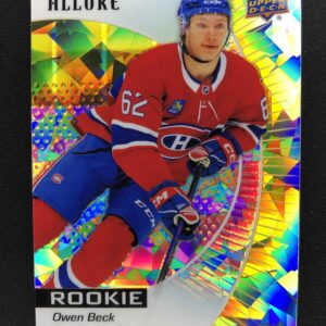 2023/2024 Upper Deck Allure Yellow Taxi 148 Owen Beck Paralel