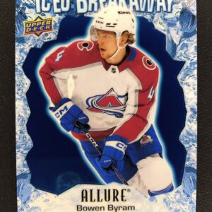2023/2024 Upper Deck Allure Iced Breakaway IB-6 Bowen Byram Inzert