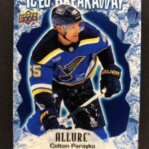 2023/2024 Upper Deck Allure Iced Breakaway IB-13 Colton Parayko Inzert