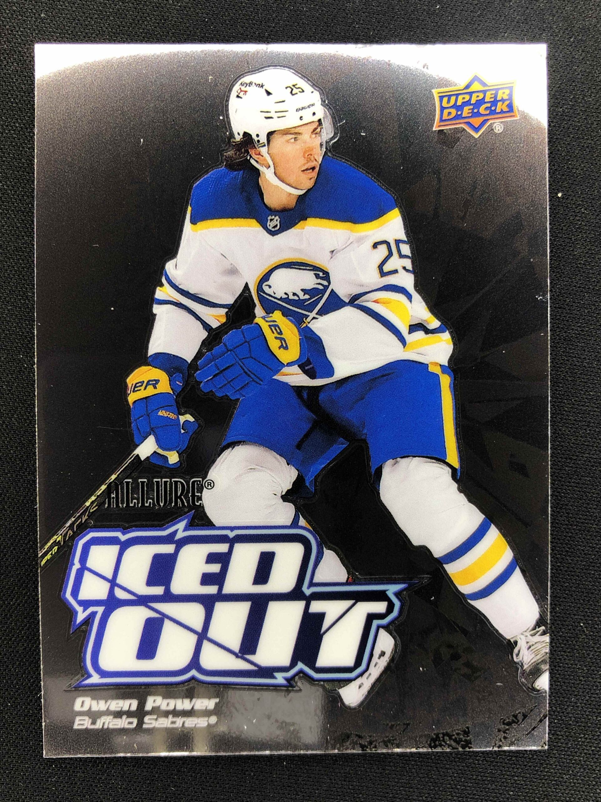 2022/2023 Upper Deck Allure Iced Out IO-21 Owen Power Inzert