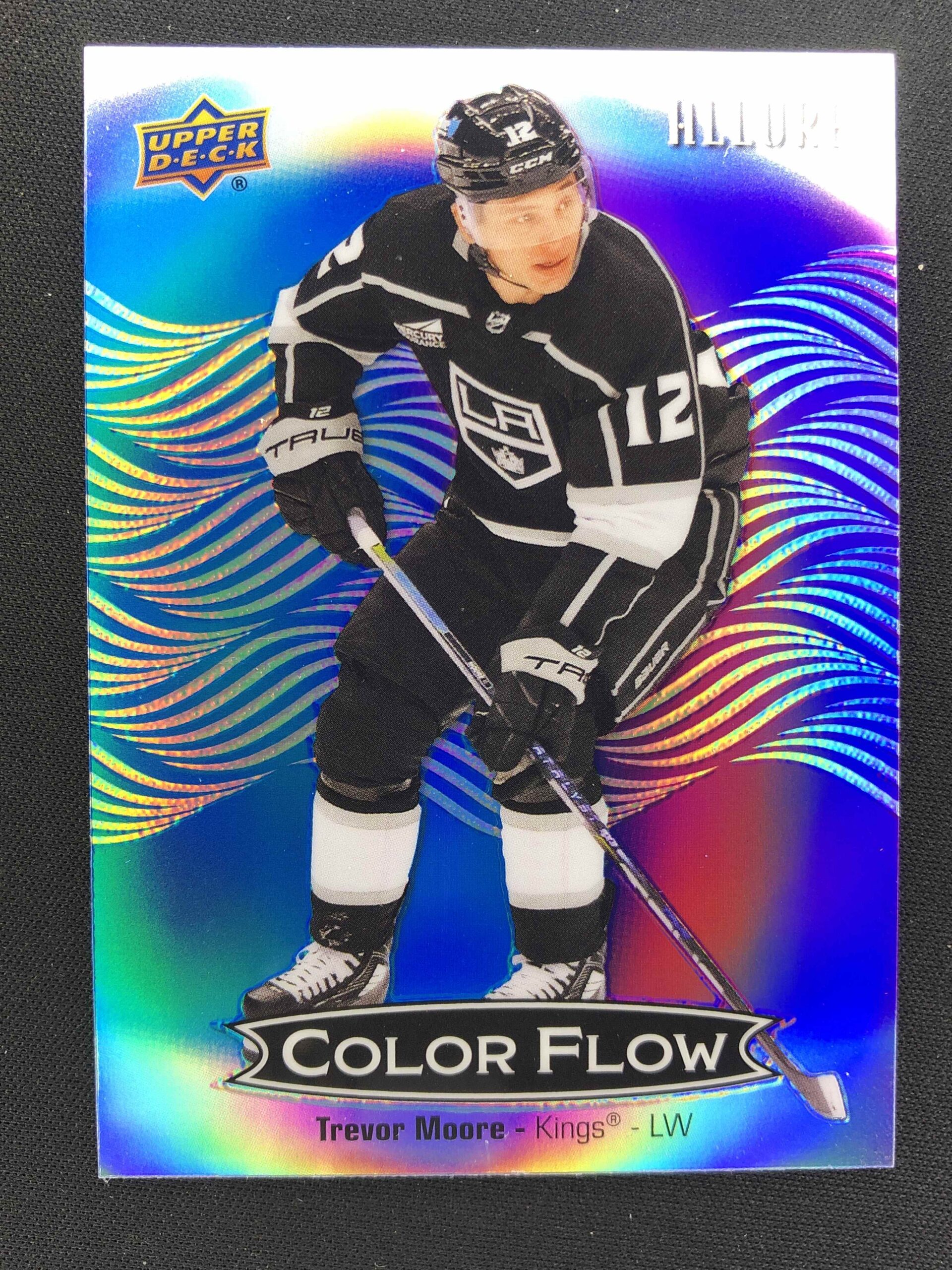2024/2025 Upper Deck Allure Color Flow - Blue Purple CFL-56 Trevor Moore Paralel