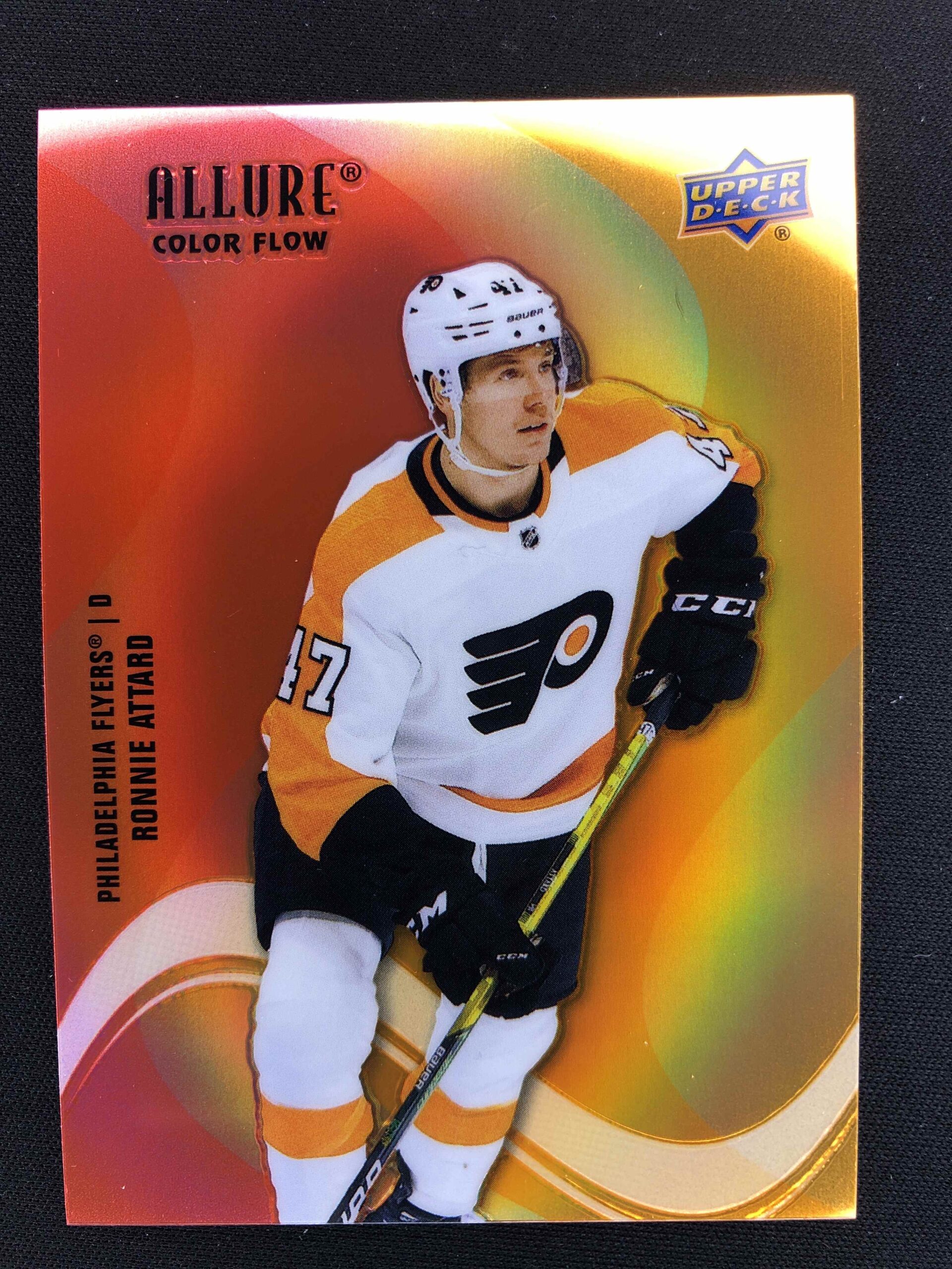 2022/2023 Upper Deck Allure Color Flow - Red Orange SF-62 Reilly Walsh Paralel