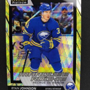 2023/2024 Upper Deck OPC Platinum Neon Yellow Surge Marquee Rookie 251 Ryan Johnson Paralel