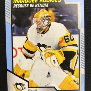 2020/2021 Upper Deck O-Pee-Chee Blue Border Marquee Rookie 647 Emil Larmi Paralel