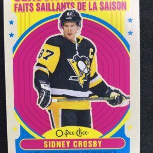 2021/2022 Upper Deck O-Pee-Chee Retro 594 Sidney Crosby Paralel