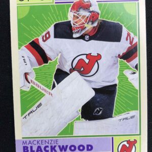 2022/2023 Upper Deck O-Pee-Chee Retro 420 Mackenzie Blackwood Paralel