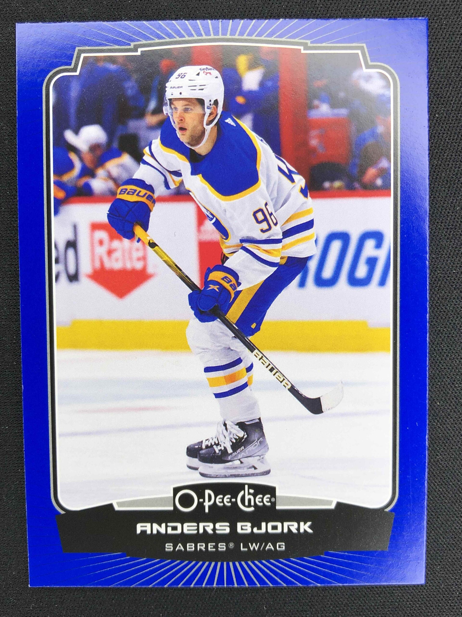 2022/2023 Upper Deck O-Pee-Chee Blue Border 425 Anders Bjork Paralel