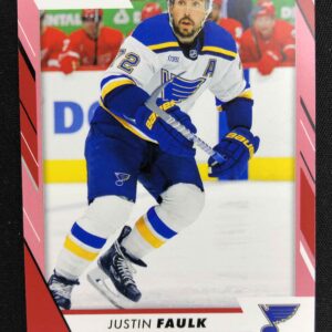 2023/2024 Upper Deck O-Pee-Chee Red Border 241 Justin Faulk Paralel