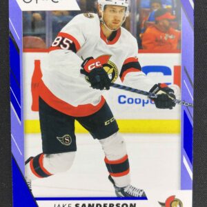 2023/2024 Upper Deck O-Pee-Chee Blue Border 66 Jake Sanderson Paralel