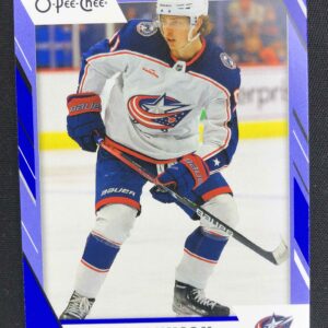2023/2024 Upper Deck O-Pee-Chee Blue Border 184 Kent Johnson Paralel