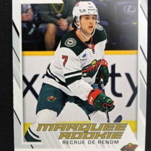 2023/2024 Upper Deck O-Pee-Chee Marquee Rookie 580 Brock Faber Inzert