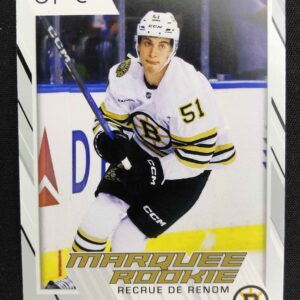2023/2024 Upper Deck O-Pee-Chee Marquee Rookie 588 Matthew Poitras Inzert