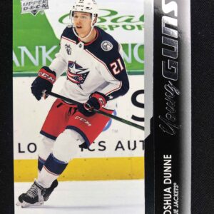 2021/2022 Upper Deck Series 1 Young Guns 218 Joshua Dunne Inzert
