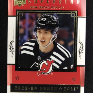 2023/2024 Upper Deck Series 2 Honor Roll HR38 Luke Hughes Inzert