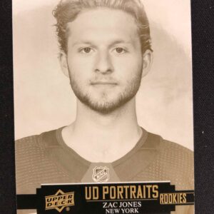 2021/2022 Upper Deck Series 2 Portraits P-62 Zac Jones Inzert