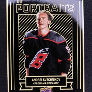 2022/2023 Upper Deck Series 1 Portraits P-16 Andrei Svechnikov Inzert