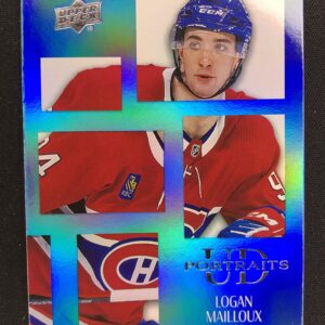 2024/2025 Upper Deck Series 2 Portraits P45 Logan Mailloux Inzert