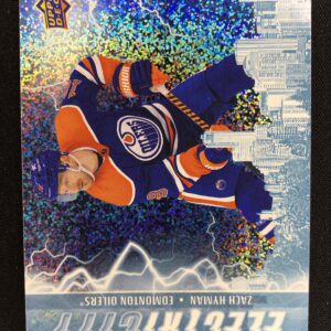 2024/2025 Upper Deck Series 2 Electricity Speckled EC-4 Zach Hyman Inzert