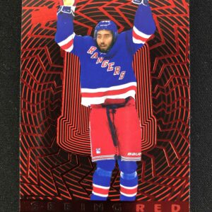 2023/2024 Upper Deck Extended Seeing Red SR-12 Mika Zibanejad Inzert