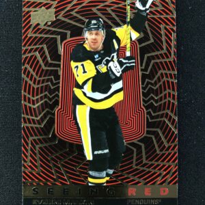 2023/2024 Upper Deck Extended Seeing Red Gold Foil SR-56 Evgeni Malkin Inzert