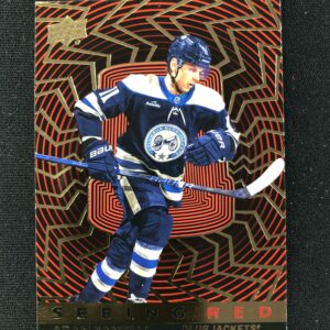 2023/2024 Upper Deck Extended Seeing Red Gold Foil SR-96 Adam Fantilli Inzert