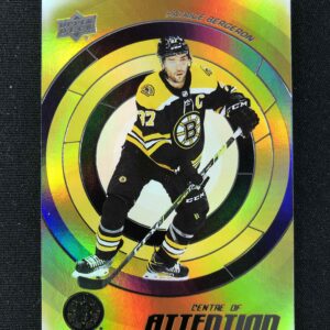 2022/2023 Upper Deck Series 1 Centre of Attention CA-18 Patrice Bergeron Inzert