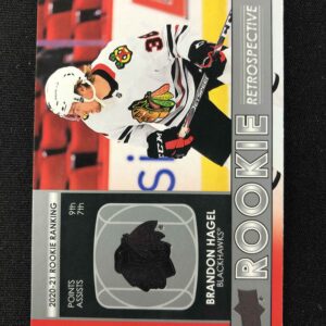 2021/2022 Upper Deck Series 1 Rookie Retrospective RR-16 Brandon Hagel Inzert