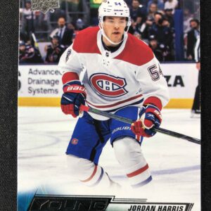 2022/2023 Upper Deck Series 1 Young Guns 205 Jordan Harris Inzert