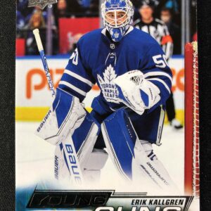 2022/2023 Upper Deck Series 1 Young Guns 208 Erik Kallgren Inzert