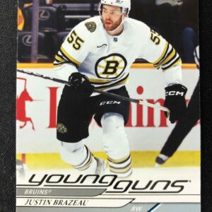 2024/2025 Upper Deck Series 1 Young Guns 222 Justin Brazeau Inzert