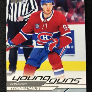 2024/2025 Upper Deck Series 1 Young Guns 239 Logan Mailloux Inzert