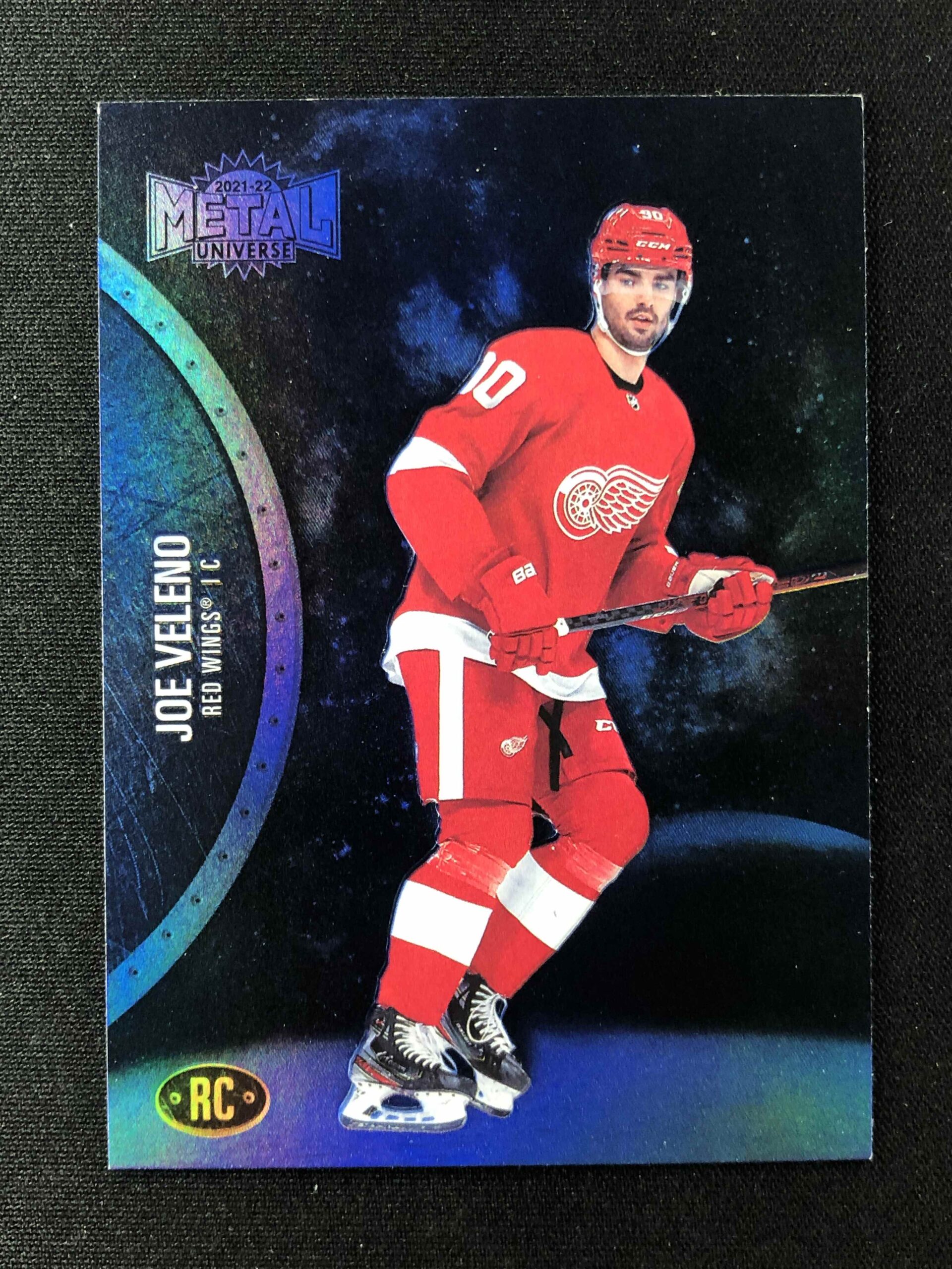 2021/2022 Upper Deck Skybox Metal Universe Blue Spectrum 177 Joe Veleno Paralel
