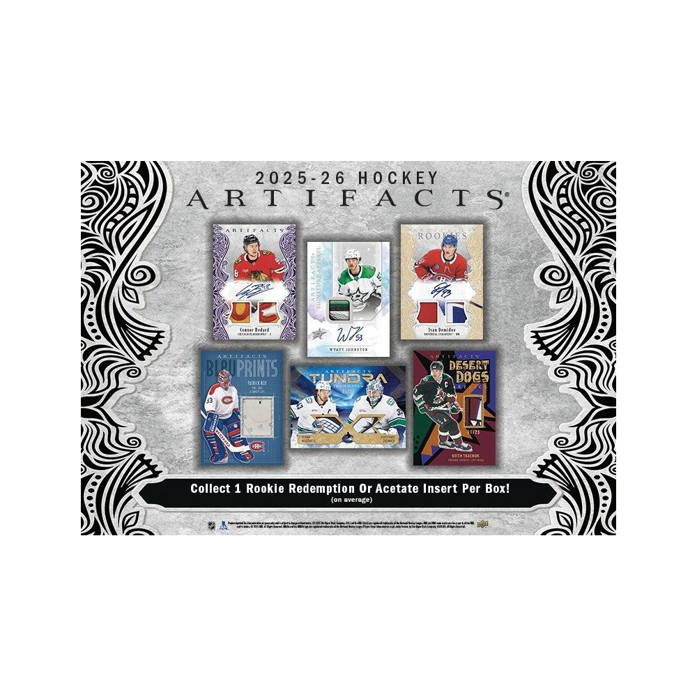2025/26 Upper Deck Artifacts Hockey hobby box - Obrázek 2