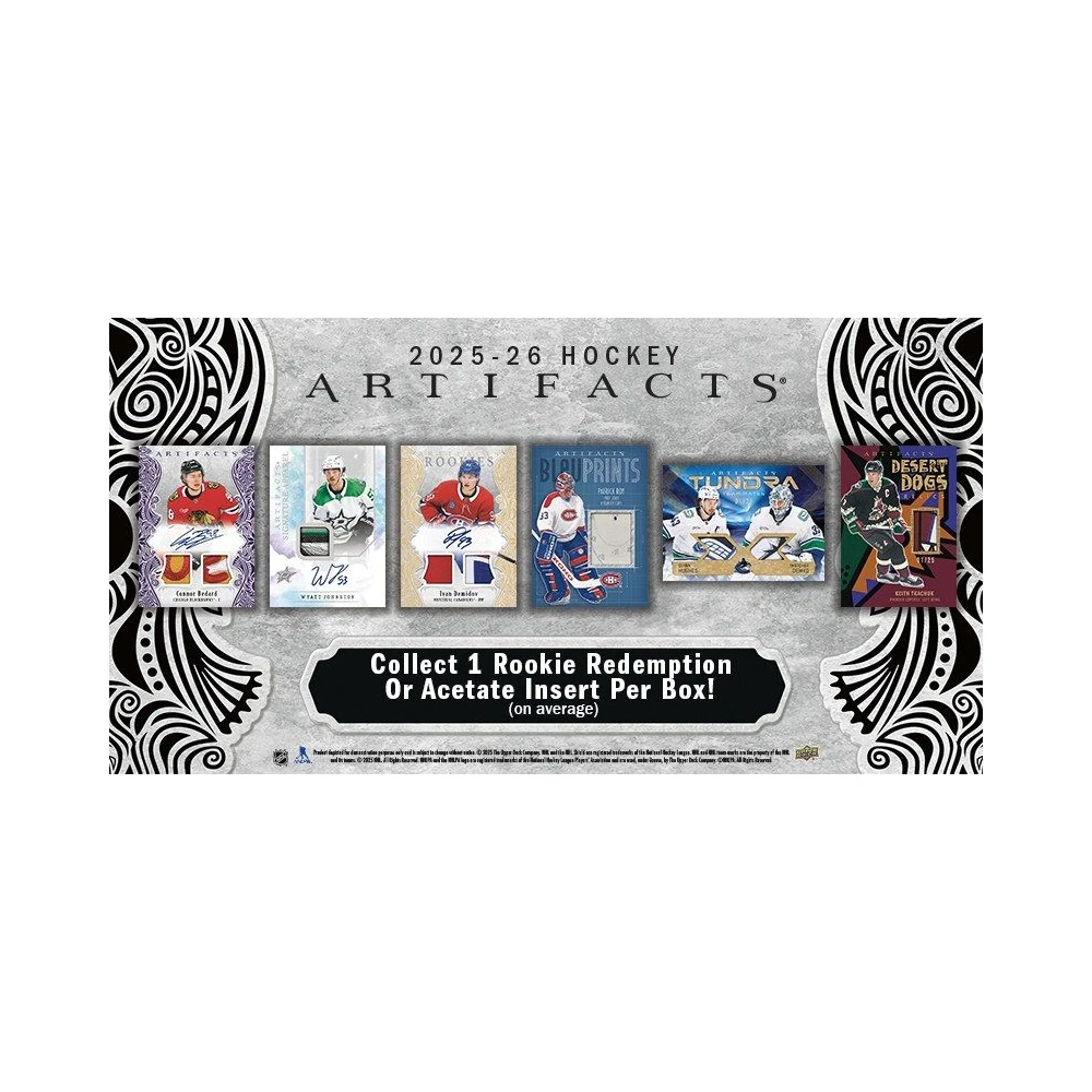 2025/26 Upper Deck Artifacts Hockey hobby box - Obrázek 3