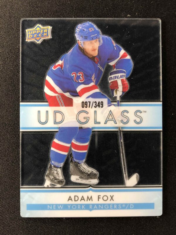 2021/2022 Upper Deck Ovation Glass GS-16 Adam Fox Inzert 097/349