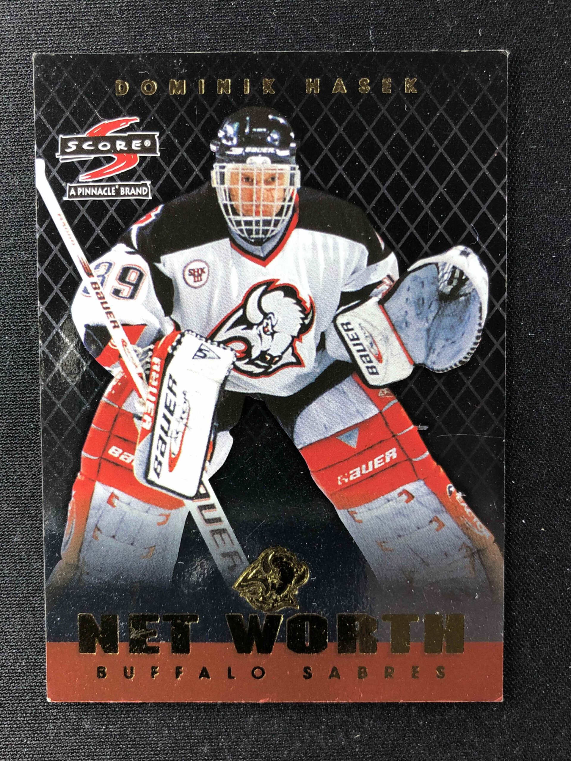 1997/1998 Pinnacle Score Net Worth 17 of 18 Dominik Hašek Inzert