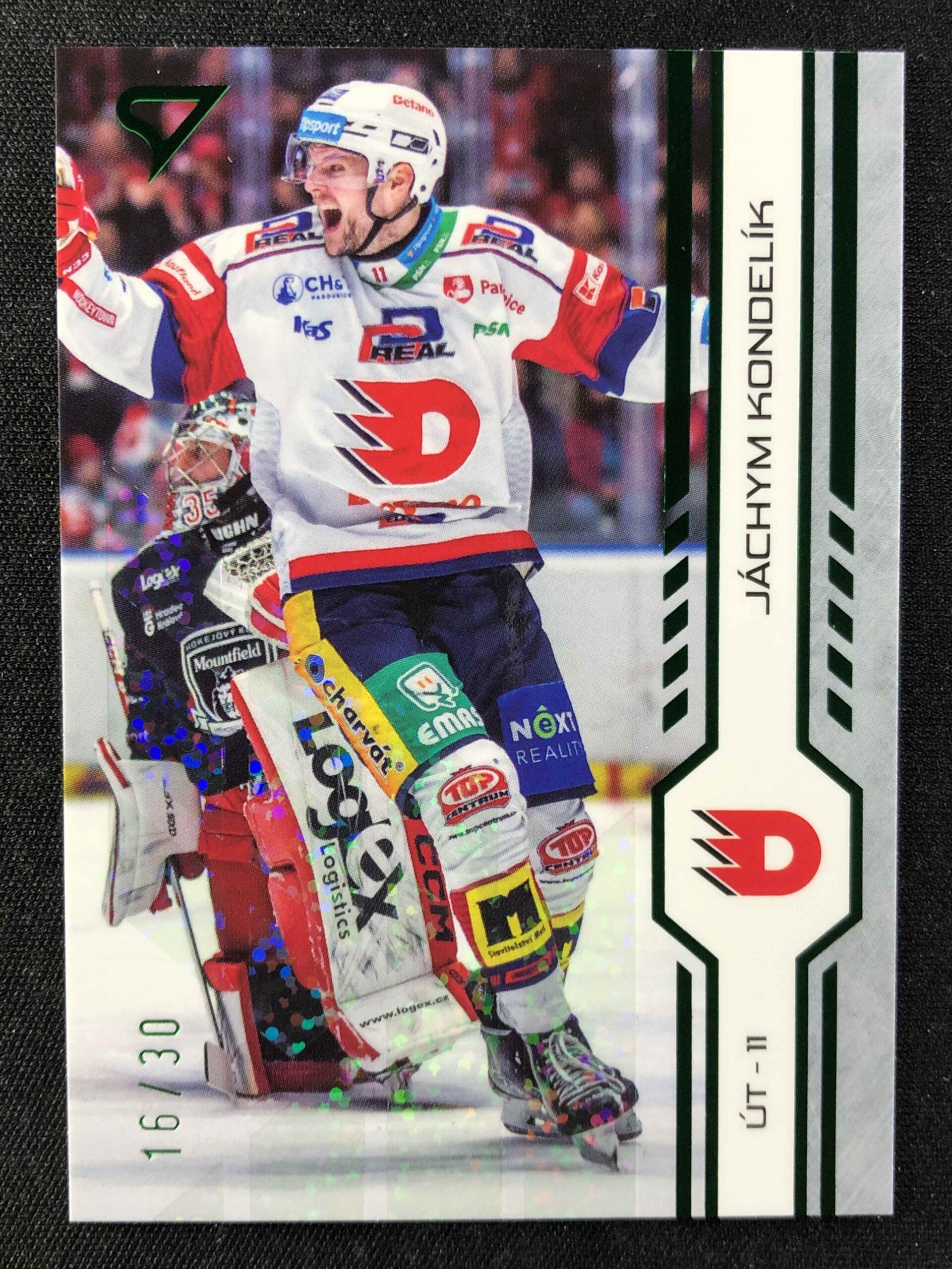 2024/2025 Sportzoo Serie 2 Green Glitter 264 Jáchym Kondelík Paralel 16/30