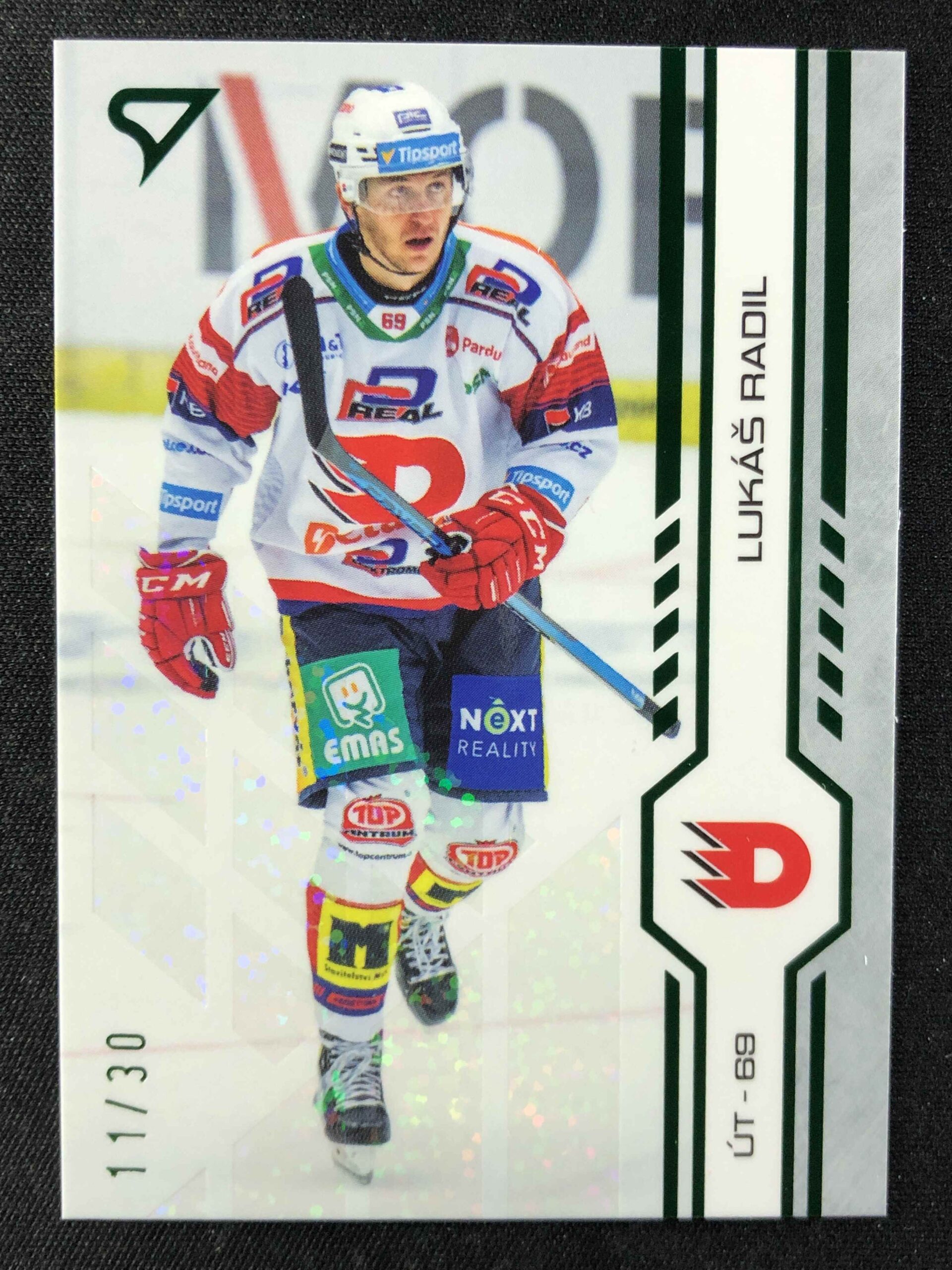 2024/2025 Sportzoo Serie 1 Green Glitter 32 Lukáš Radil Paralel 11/30