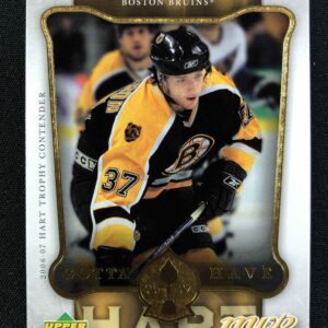 2006/2007 Upper Deck MVP Gotta Have Hart HH22 Patrice Bergeron Inzert