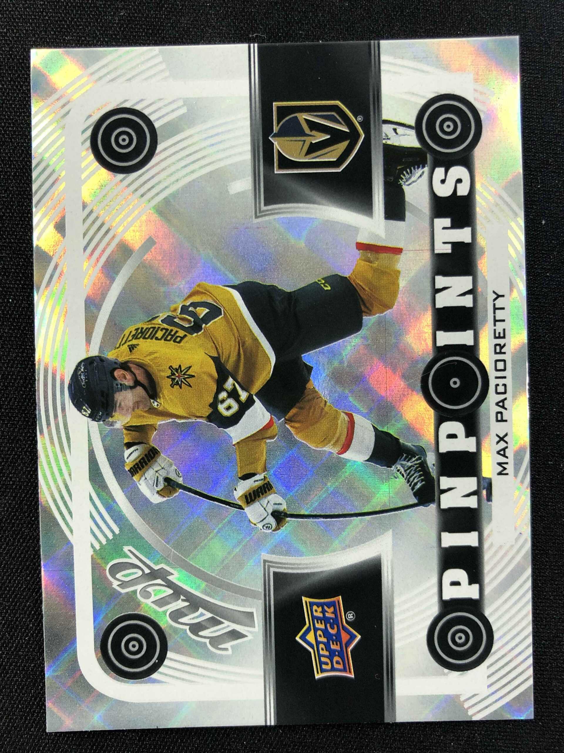 2022/2023 Upper Deck MVP Pinpoints PP-14 Max Pacioretty Inzert