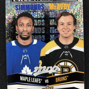 2022/2023 Upper Deck MVP Encounters on ice EI-8 Simmonds, McAvoy Inzert
