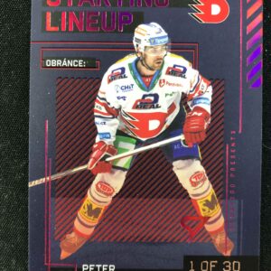 2023/2024 Sportzoo Serie 2 Starting Lineup 3rd Period SL-14 Peter Čerešňák Inzert /30