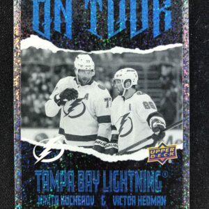2024/2025 Upper Deck Series 2 On Tour Speckled OT-19 Nikita Kucherov, Victor Hedman Inzert