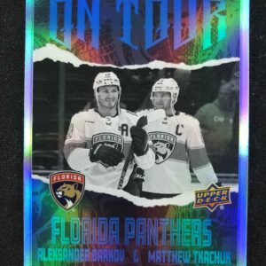 2024/2025 Upper Deck Series 2 On Tour OT-9 Aleksander Barkov, Matthew Tkachuk Inzert