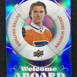 2024/2025 Upper Deck Series 2 Welcome Aboard WA-7 Cutter Gauthier Inzert