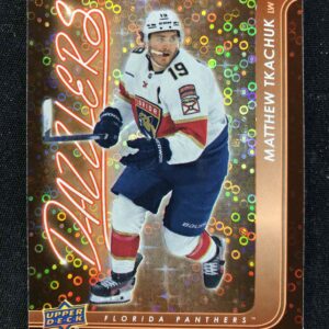 2024/2025 Upper Deck Series 1 Dazzlers Orange DZ-33 Matthew Tkachuk Inzert