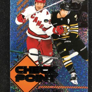 2024/2025 Upper Deck Series 1 Checkpoint Speckled CP-23 Charlie McAvoy Inzert